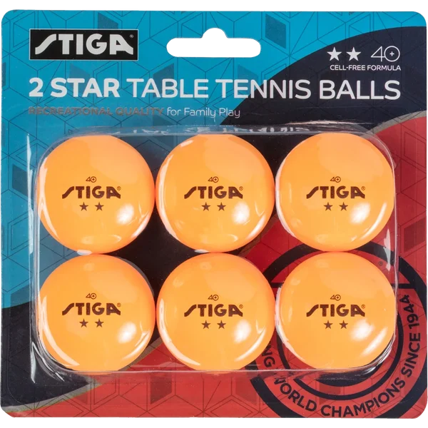 2-Star Table Tennis Balls (6 Pack)
