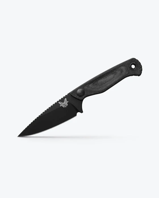203BK-02 Dacian | Black Micarta | Spear-Point
