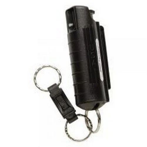 3-In-1 Key Case Pepper Spray W/ Quick Release Key Ring (Sabre)