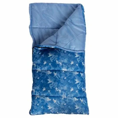 40°F Freestyle Sleeping Bag - Rectangular (for Kids) - BLUE ( ) | Miyar Adventures