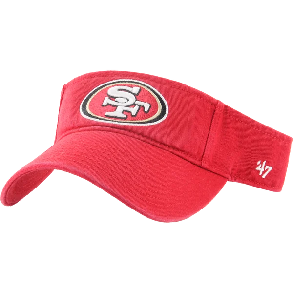 49ers 47 Clean Up Visor