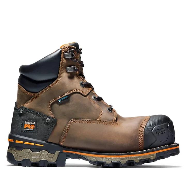 6" Boondock Composite Safety Toe Waterproof Boot CSA Brown