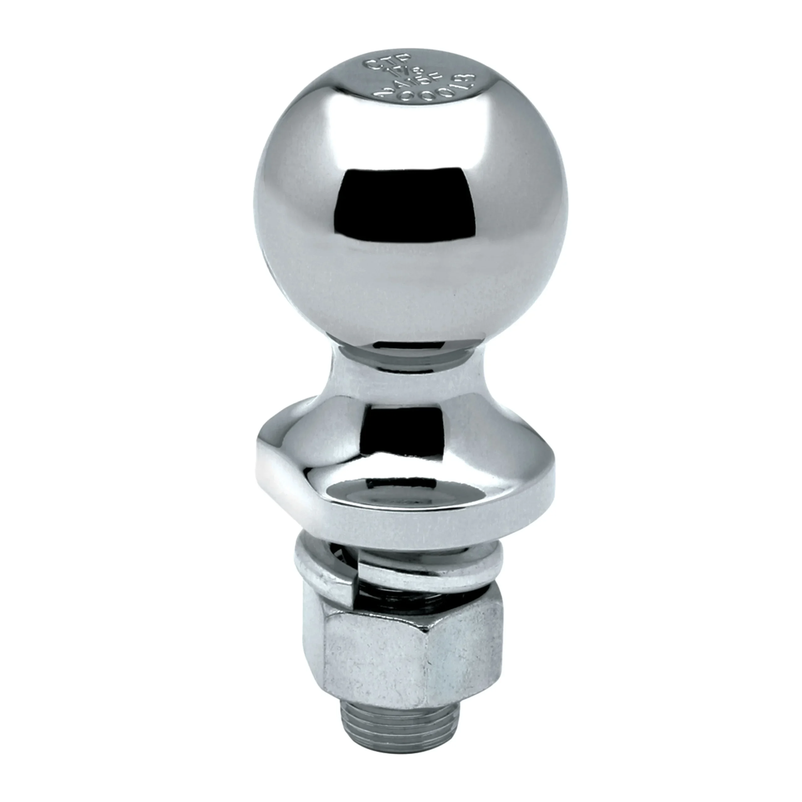 63884 Packaged Hitch Ball 1.87 X 1 X 2.12 in. 2 000 Lbs. GTW Chrome 2. | Miyar Adventures