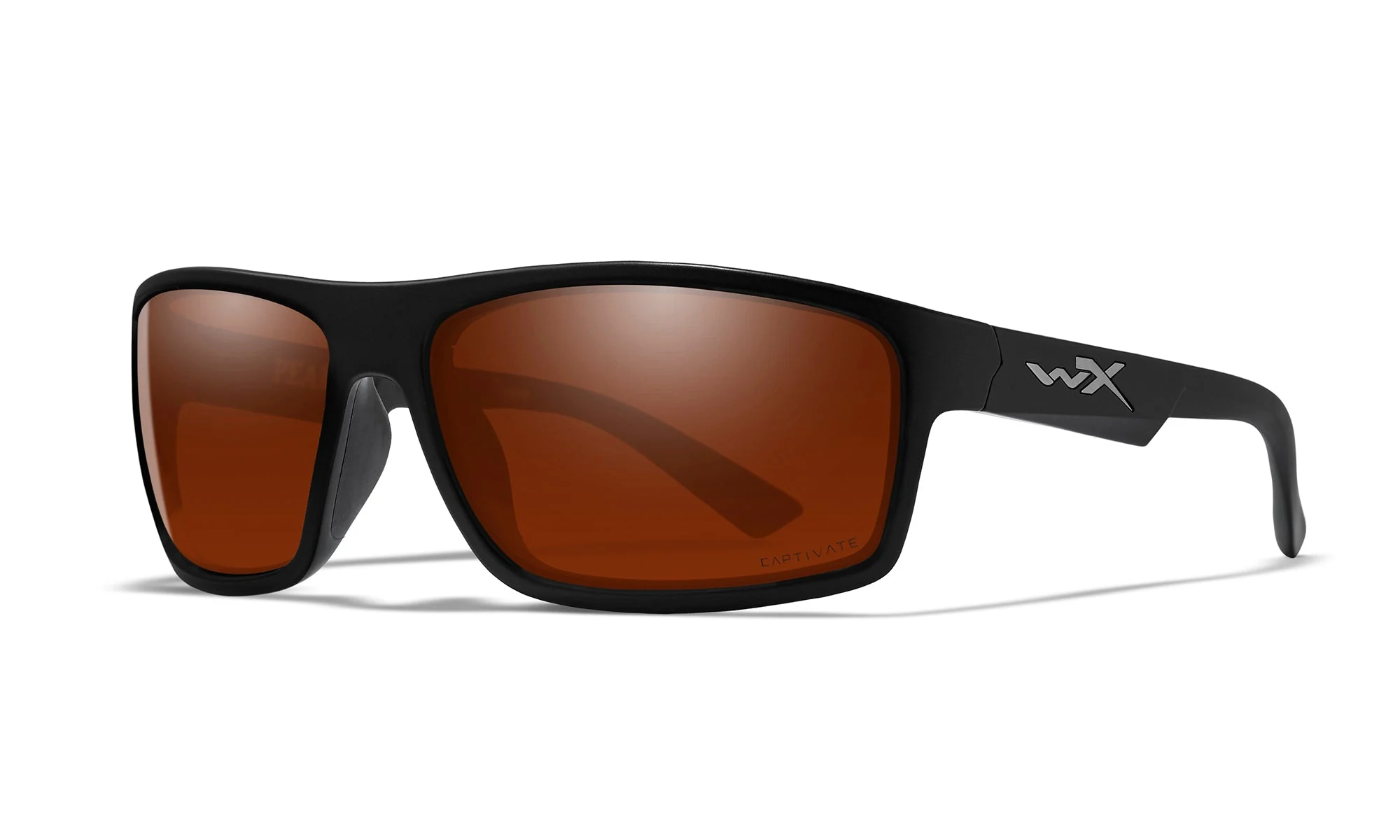 WX PEAK - Matte Black - Captivate Polarized Copper