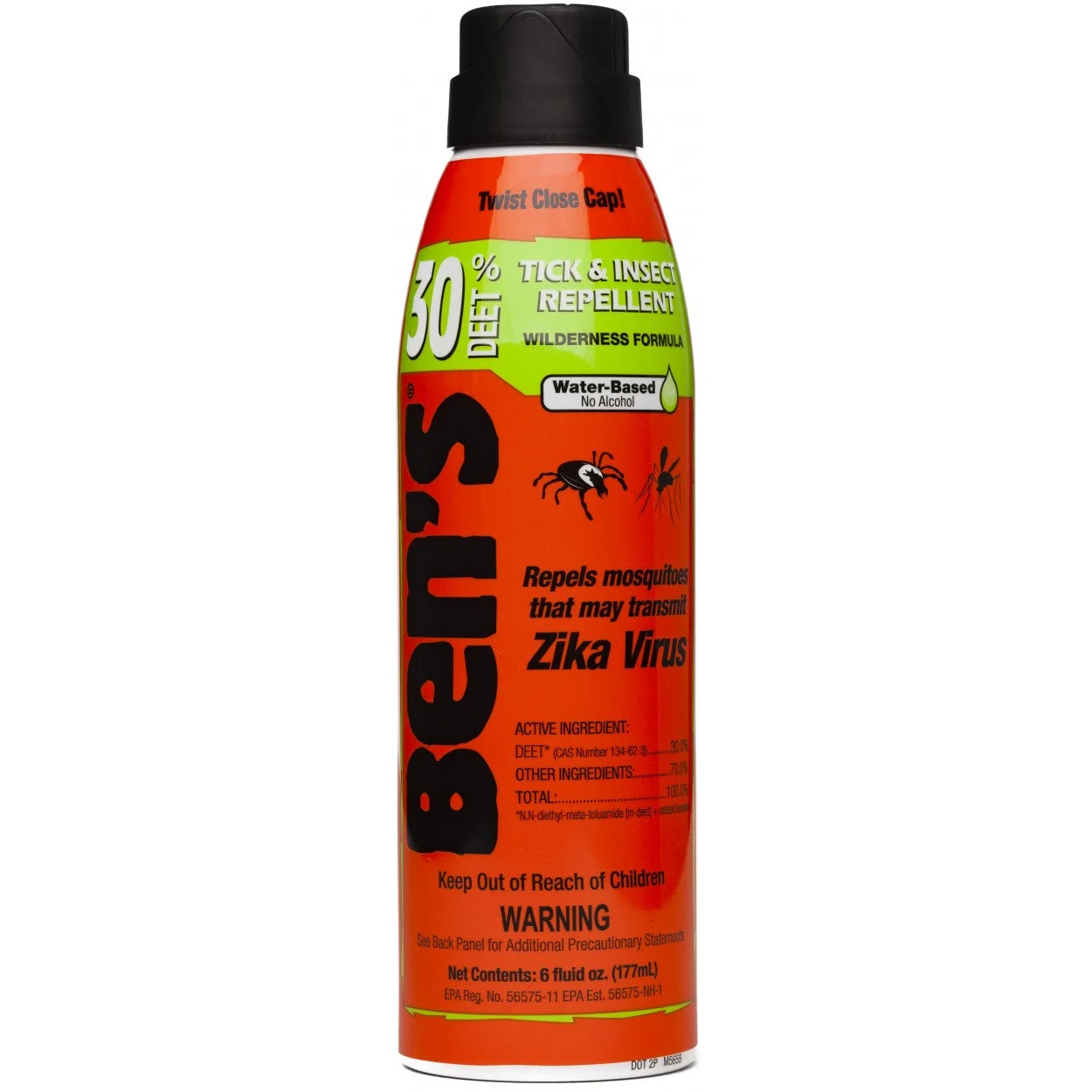 Ben's 30 Tick & Insect Repellent, 30% DEET Eco-Spray 6 oz