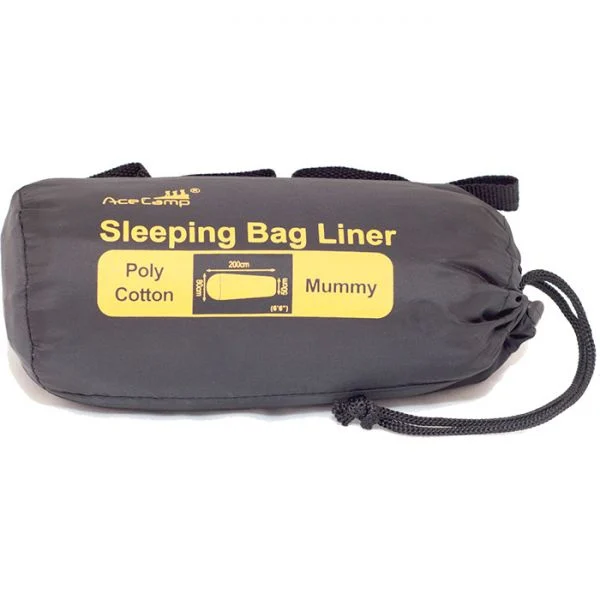 ACE CAMP POLY/COTTON SLEEPING BAG LINER - MUMMY