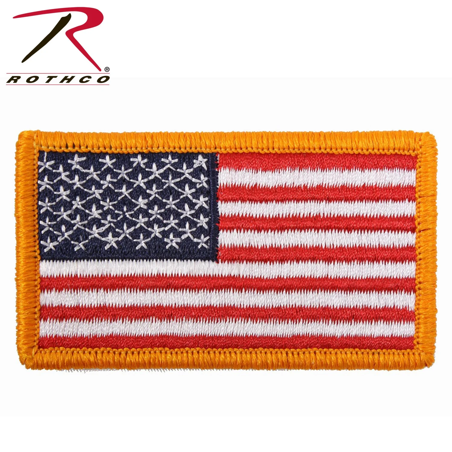AMERICAN FLAG PATCH W/HOOK BACK