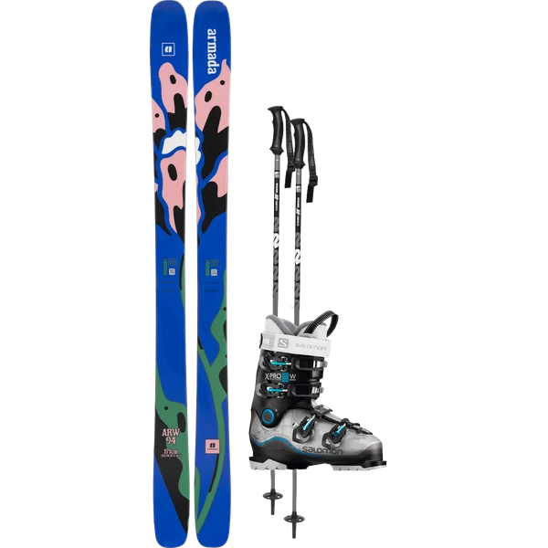 Armada Women's ARW 94 Demo Ski Package