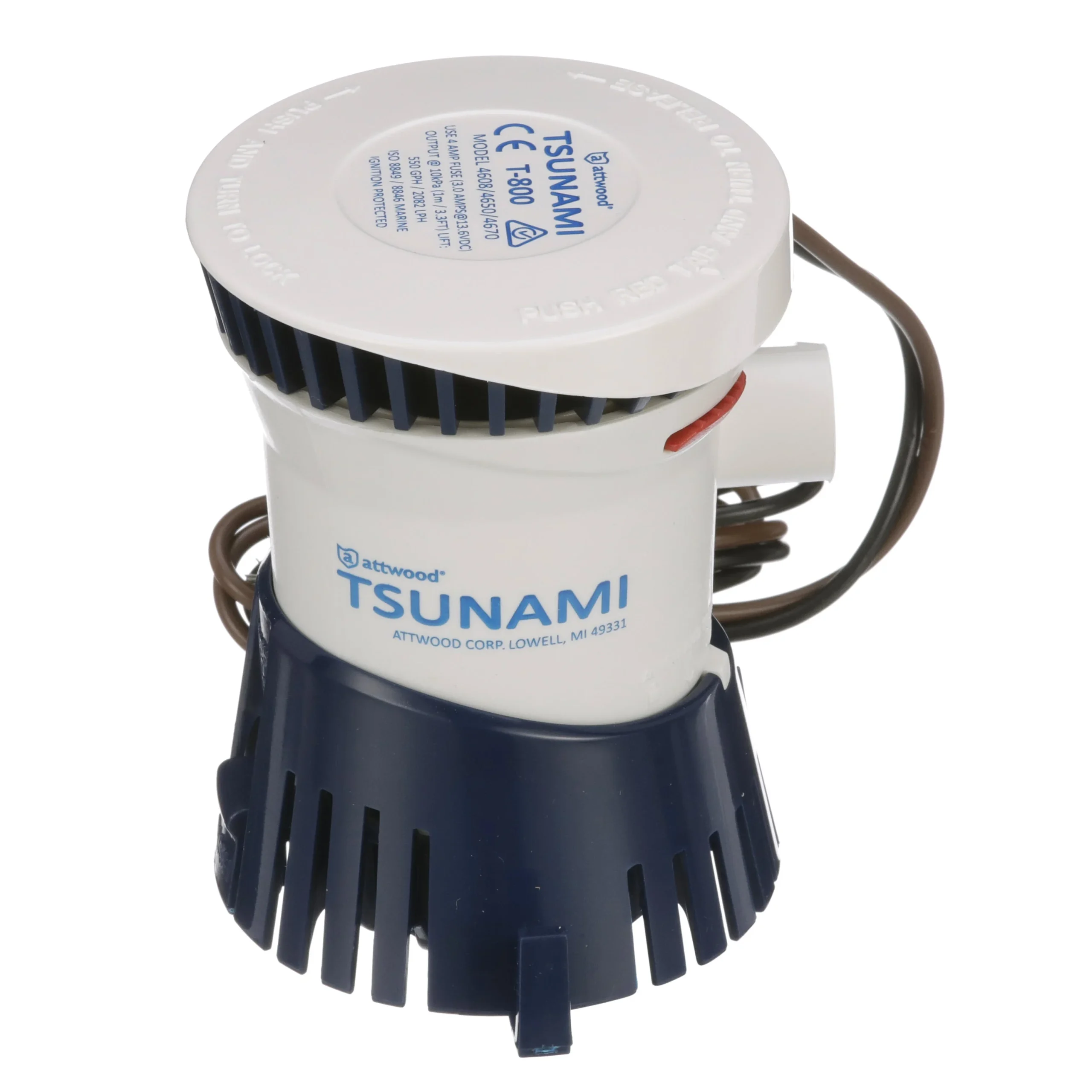 Attwood Tsunami Bilge Pump - 800 GPH | Miyar Adventures