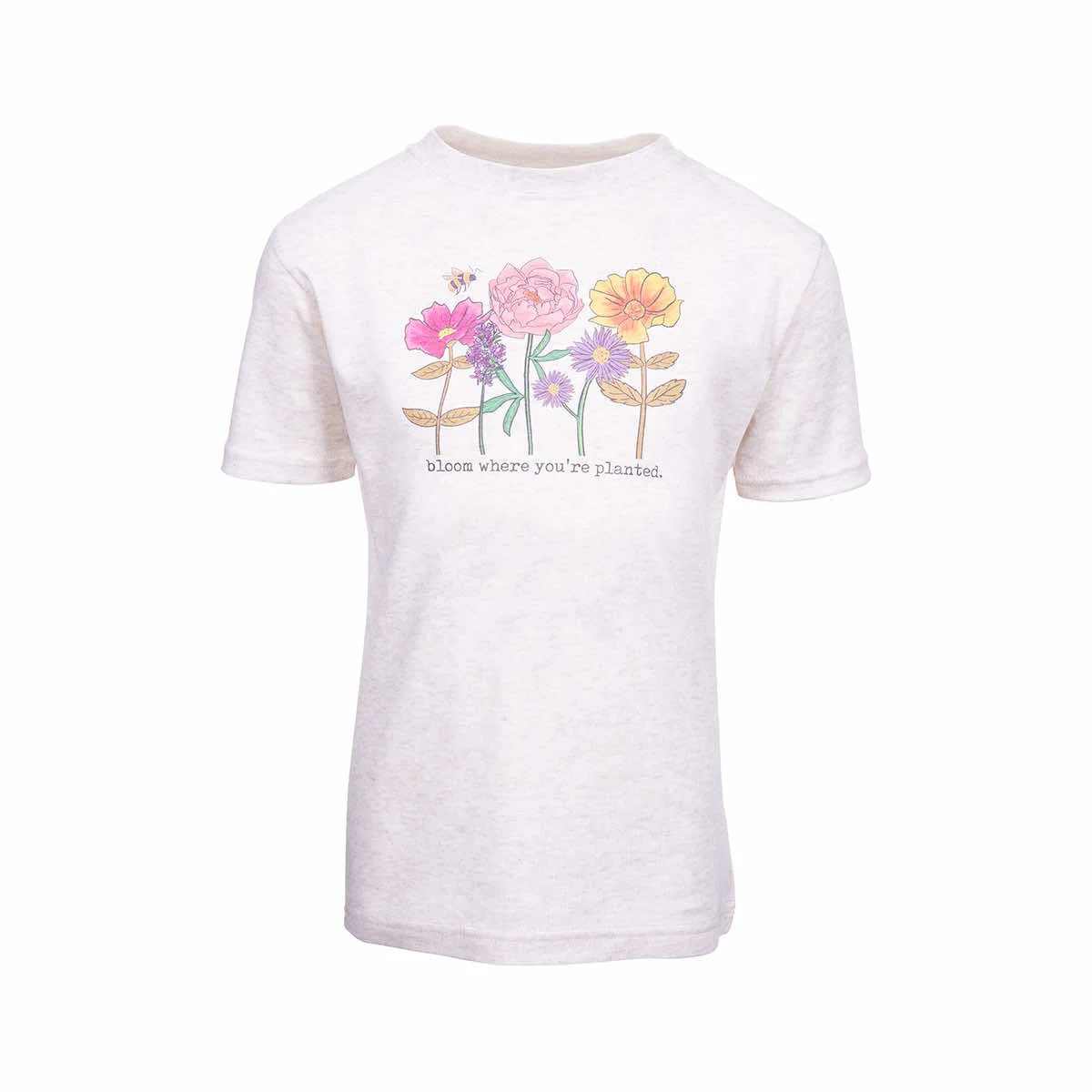 Barefoot Baby Kids' Bloom Where You're Planted Short Sleeve T-Shirt