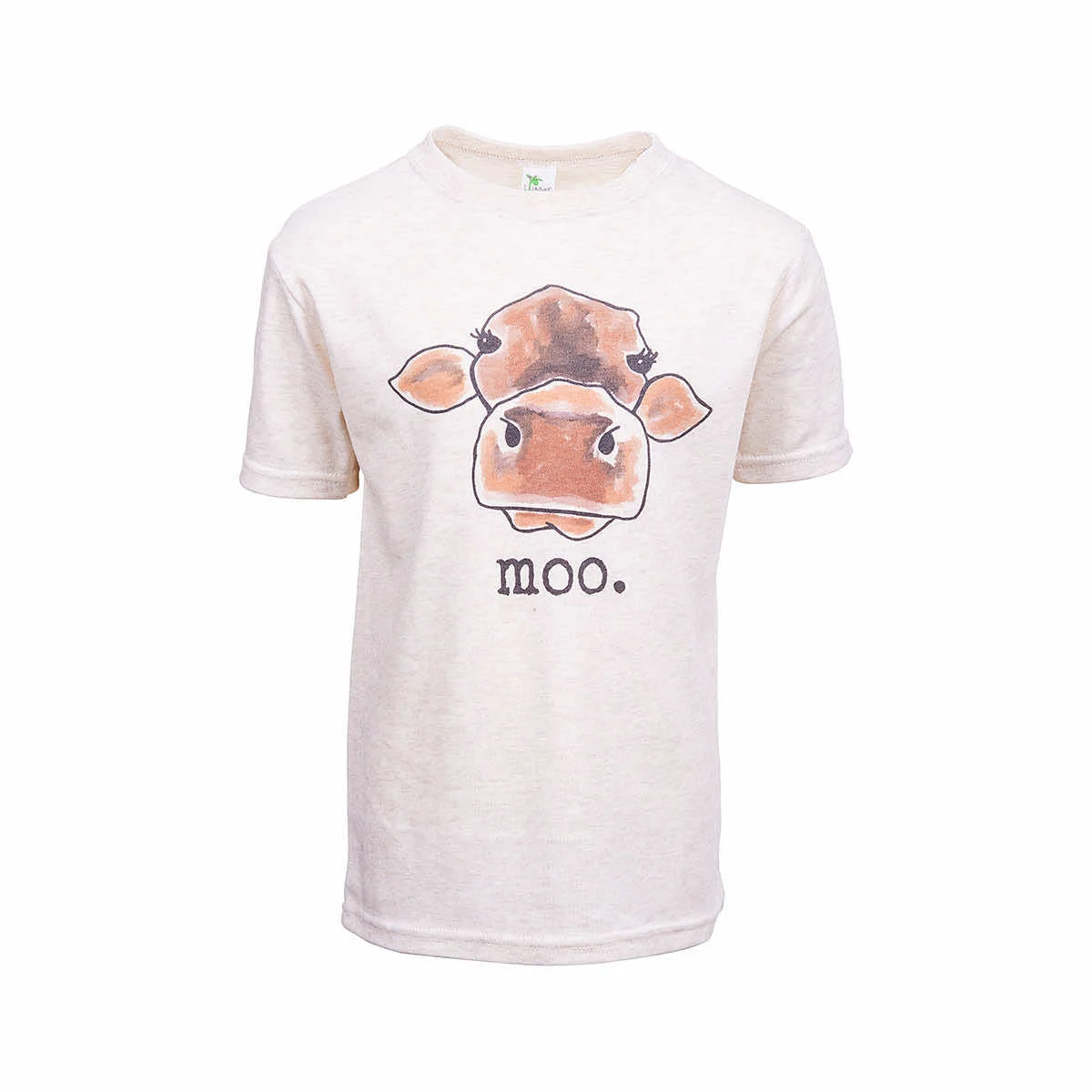 Barefoot Baby Kids' Moo Short Sleeve T-Shirt