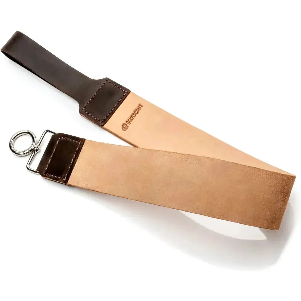 Beavercraft Double-Sided Leather Hanging Strop