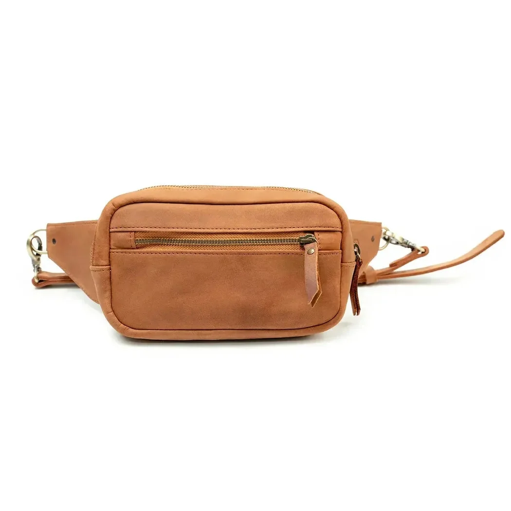 Beavercraft Quest - Leather Waist Bag Fanny Pack Bum Bag for Men and Women