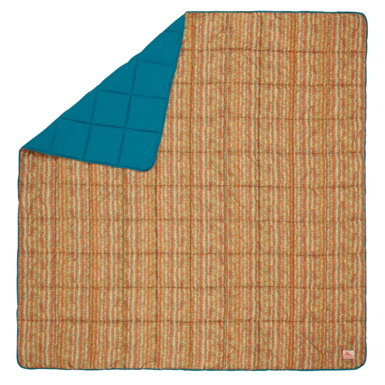 BIGGIE BLANKET STORMY BLUE/MELTED STRIPES