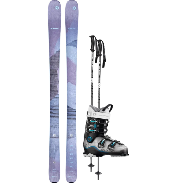 Blizzard Women's Black Pearl 88 Demo Ski Package