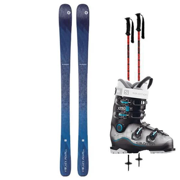 Blizzard Women's Black Pearl 88 Premium Ski Package