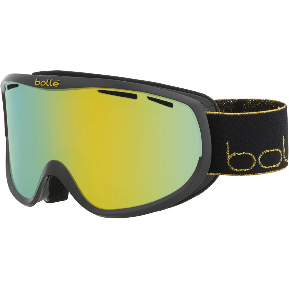 BOLLE SIERRA GOGGLES BLACK AND GOLD SUNSHINE