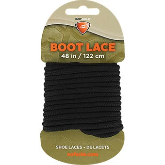 BOOT WAXED LACE BLACK 48"