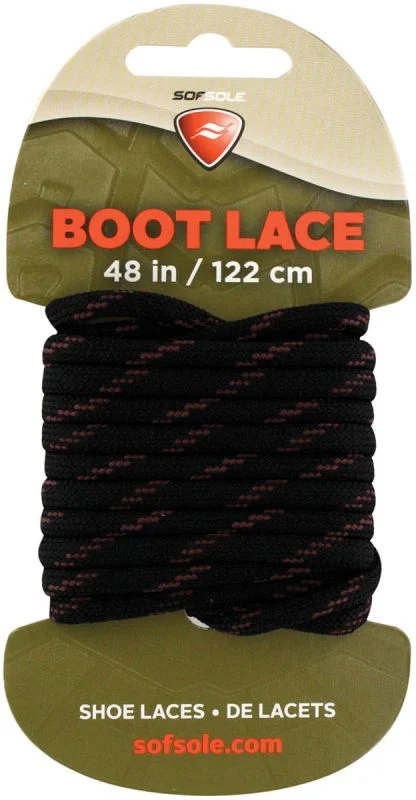 BOOT WAXED LACE BLACK/TAN 48"
