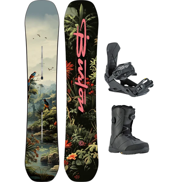 Burton Custom Camber Demo Snowboard Package