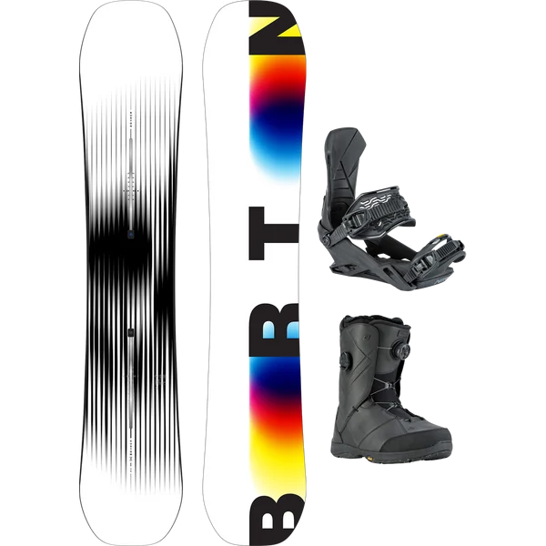 Burton Custom X Camber Demo Snowboard Package