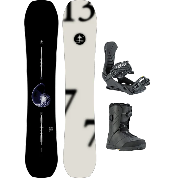 Burton Family Tree Hometown Hero Camber Demo Snowboard Package