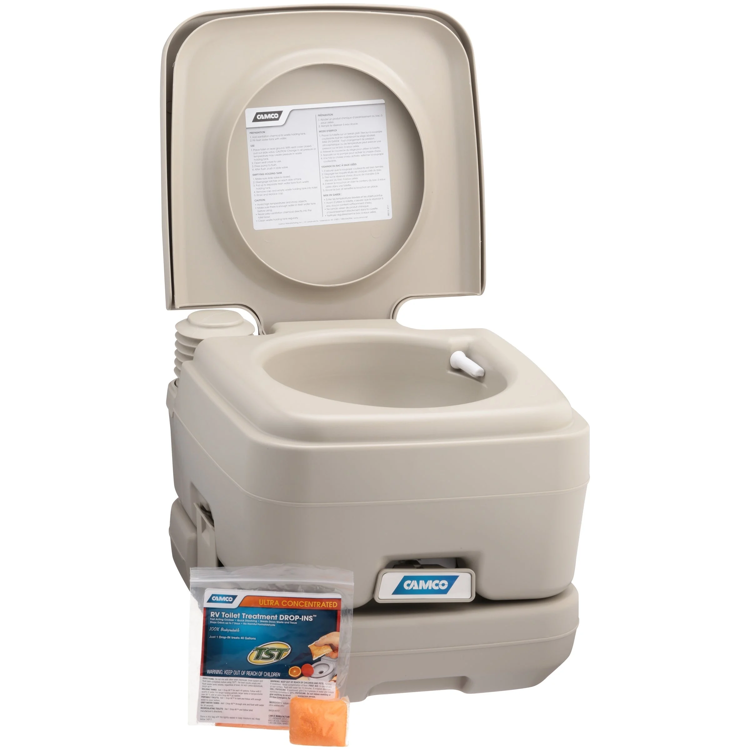Camco 2.6 Gal. Portable Toilet | Miyar Adventures