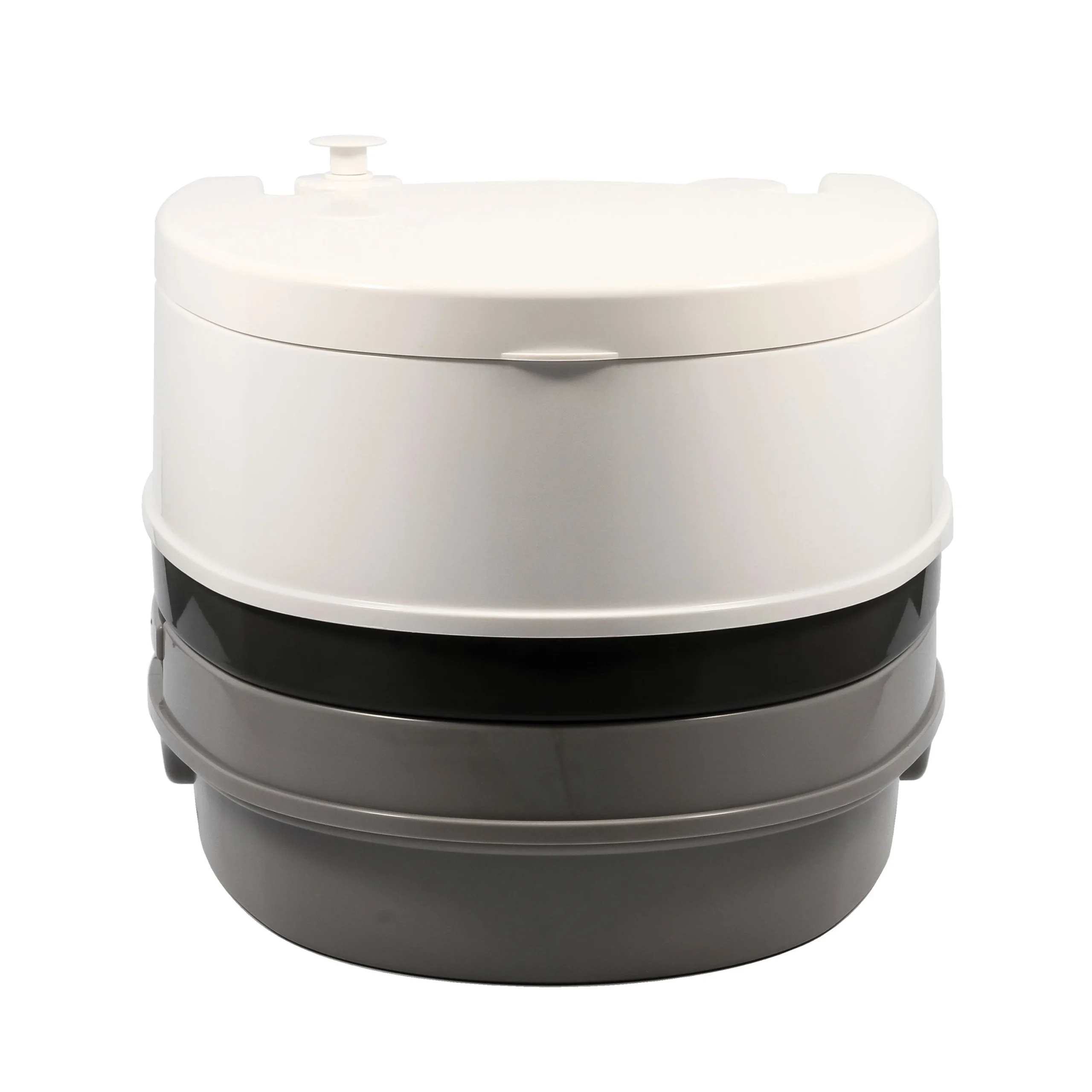 Camco Premium Portable Travel Toilet 2.6 Gallon Measures 13 5/8-inches | Miyar Adventures