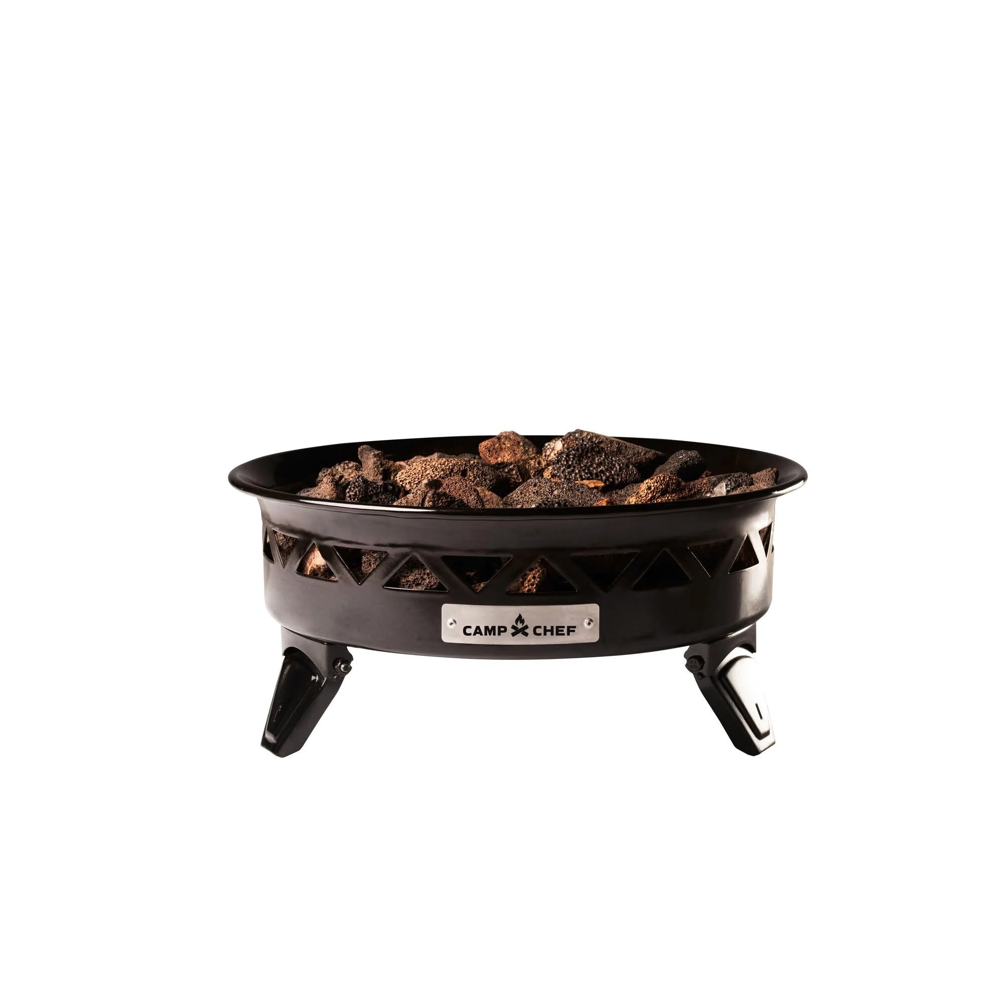 Camp Chef Juniper 16 in. Outdoor Liquid Propane Fire Pit with Lava Roc | Miyar Adventures