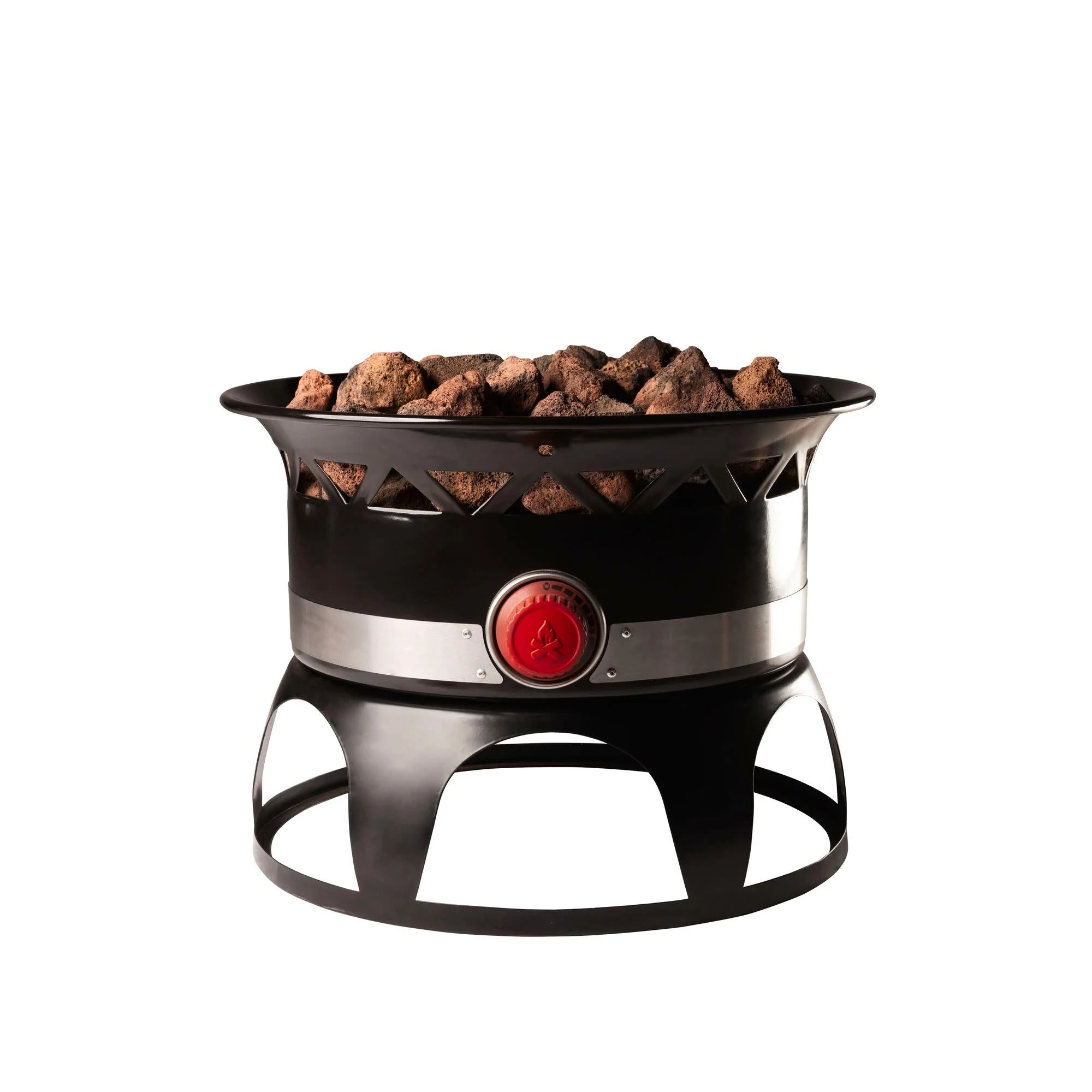 Camp Chef Redwood 18 in. Outdoor Liquid Propane Fire Pit with Lava Roc | Miyar Adventures