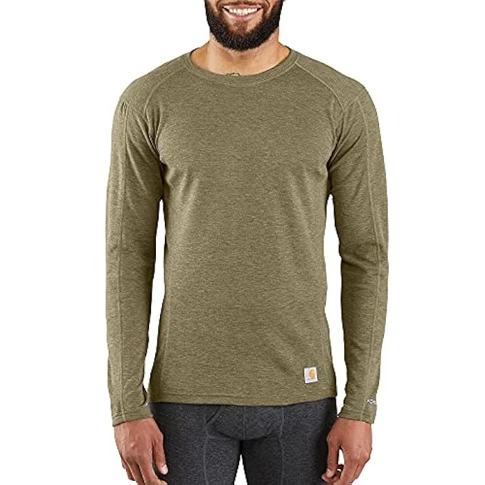 Carhartt Force Midweight Synthetic-Wool Blend Base Layer Crewneck Pock | Miyar Adventures