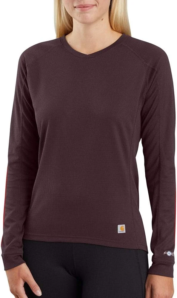 Carhartt Force Midweight Tech Thermal Base Layer Long Sleeve Shirt Wom | Miyar Adventures