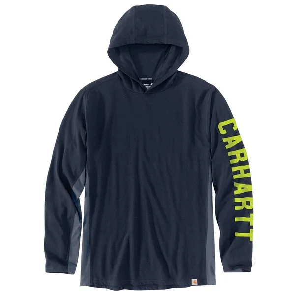 Carhartt Force Relaxed Fit Midweight Long-Sleeve Hooded Tee Men's | Miyar Adventures
