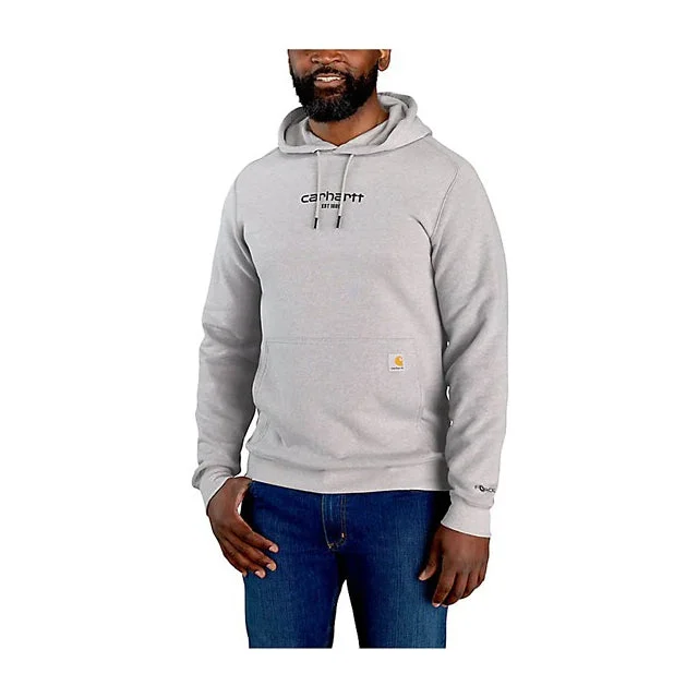 Carhartt Men's Force Relaxed Fit Lightweight Logo Graphic Hoodie | Miyar Adventures