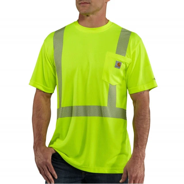 Carhartt Men's HV Frc Relaxed Fit Light Weight Short-Sleeved Cls 2 T-S | Miyar Adventures