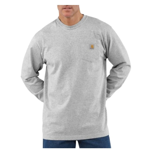 Carhartt Men's Loose Fit Heavyweight Long-Sleeve Pocket T-Shirt | Miyar Adventures