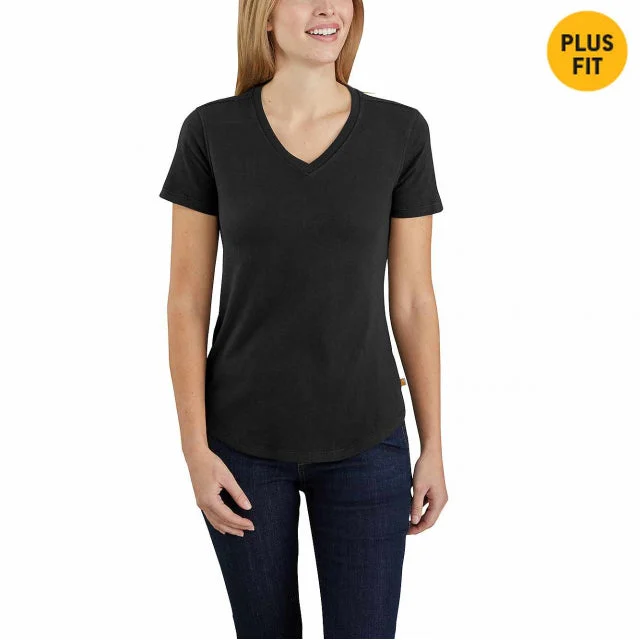 Carhartt Women's Relaxed Fit Midweight Short Sleeve V Neck T-Shirt | Miyar Adventures