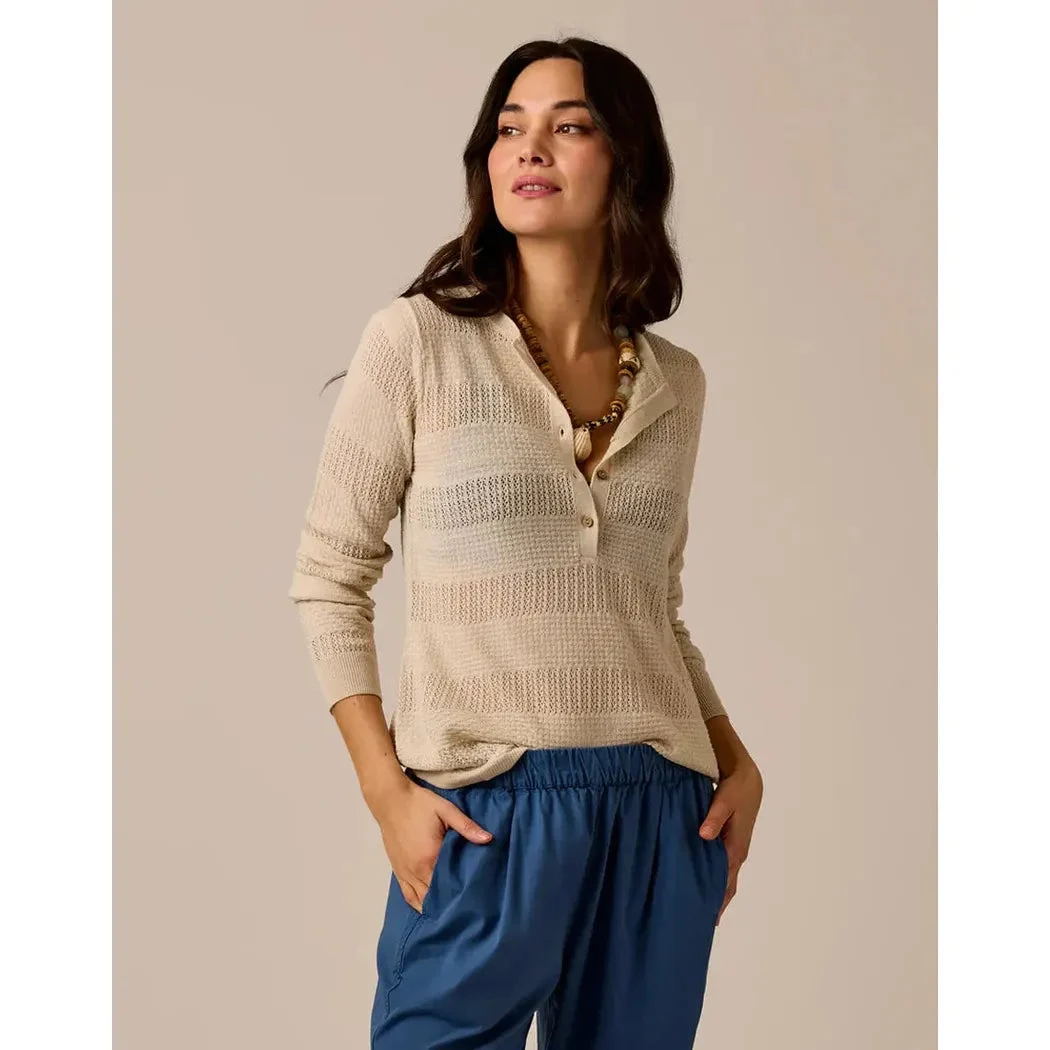 Carve Designs Women's Amara Pointelle Sweater