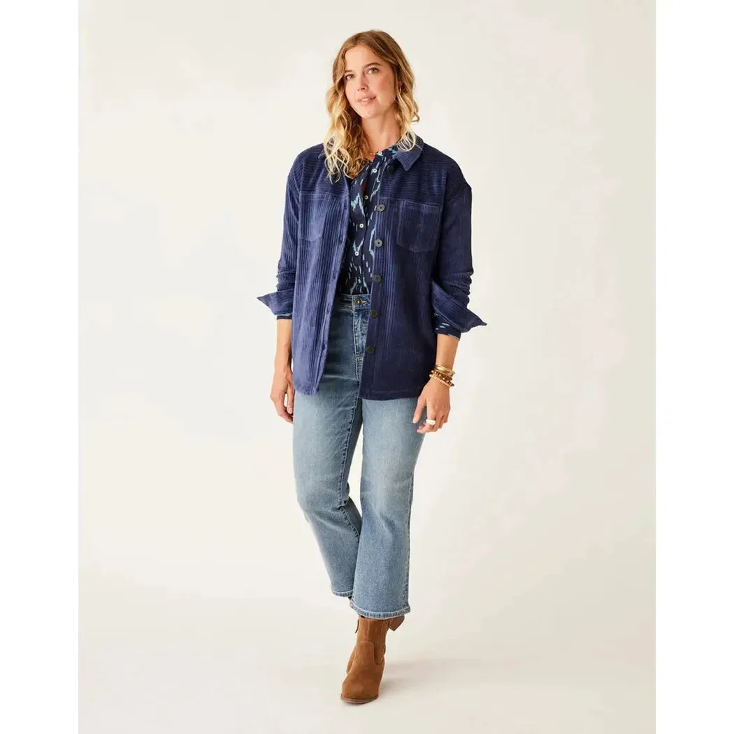 Carve Designs Women's Hudson Stretch Cord Shacket