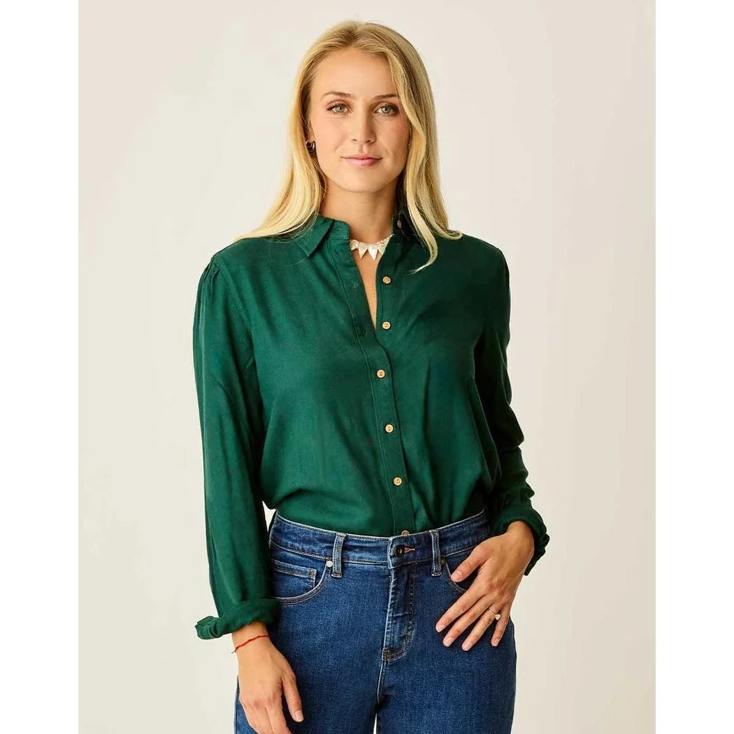 Carve Designs Women's Nadia Twill Long Sleeve