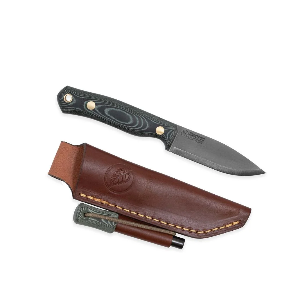 Casstrom No 8 Swedish Forest Knife Green Micarta with Firesteel