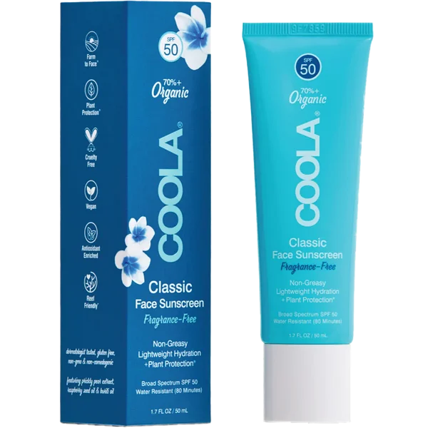 Classic Face Organic Sunscreen Lotion SPF 50