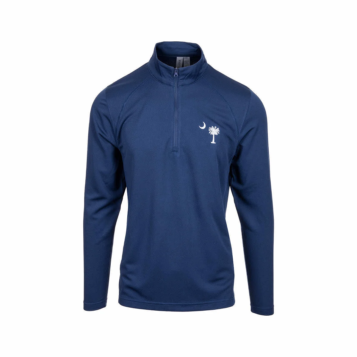 Clique Men's Ice Pique Half-Zip Palmetto Moon Long Sleeve Pullover