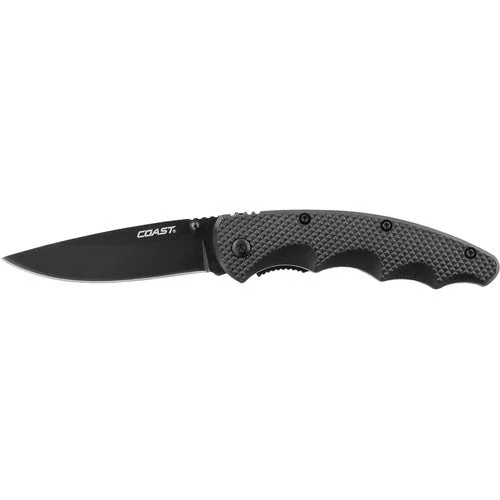 Coast 19687 Lx315 3.25In Blk Liner Lock Folding Knife | Miyar Adventures