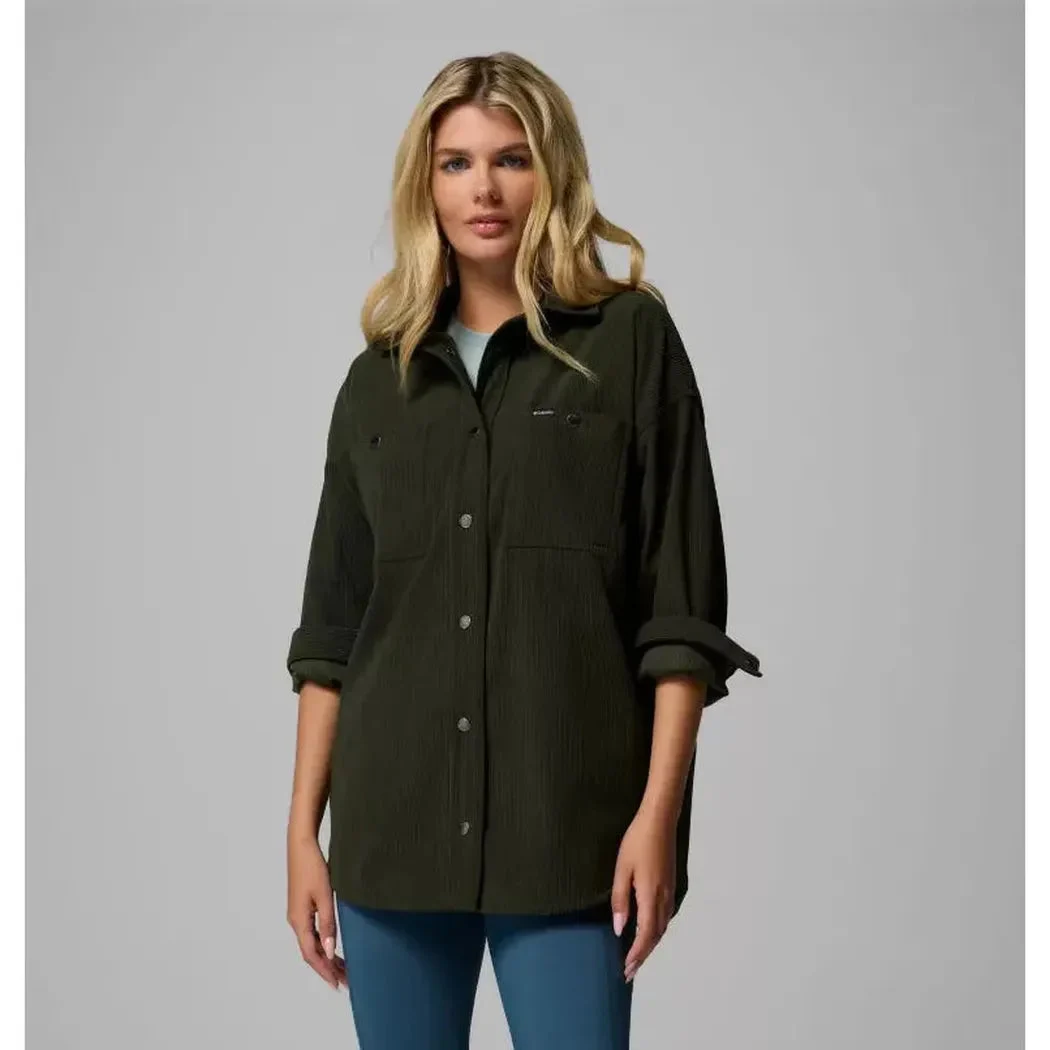 Columbia Sportswear Women's Blue Point Creek Corduroy Shirt Jacket