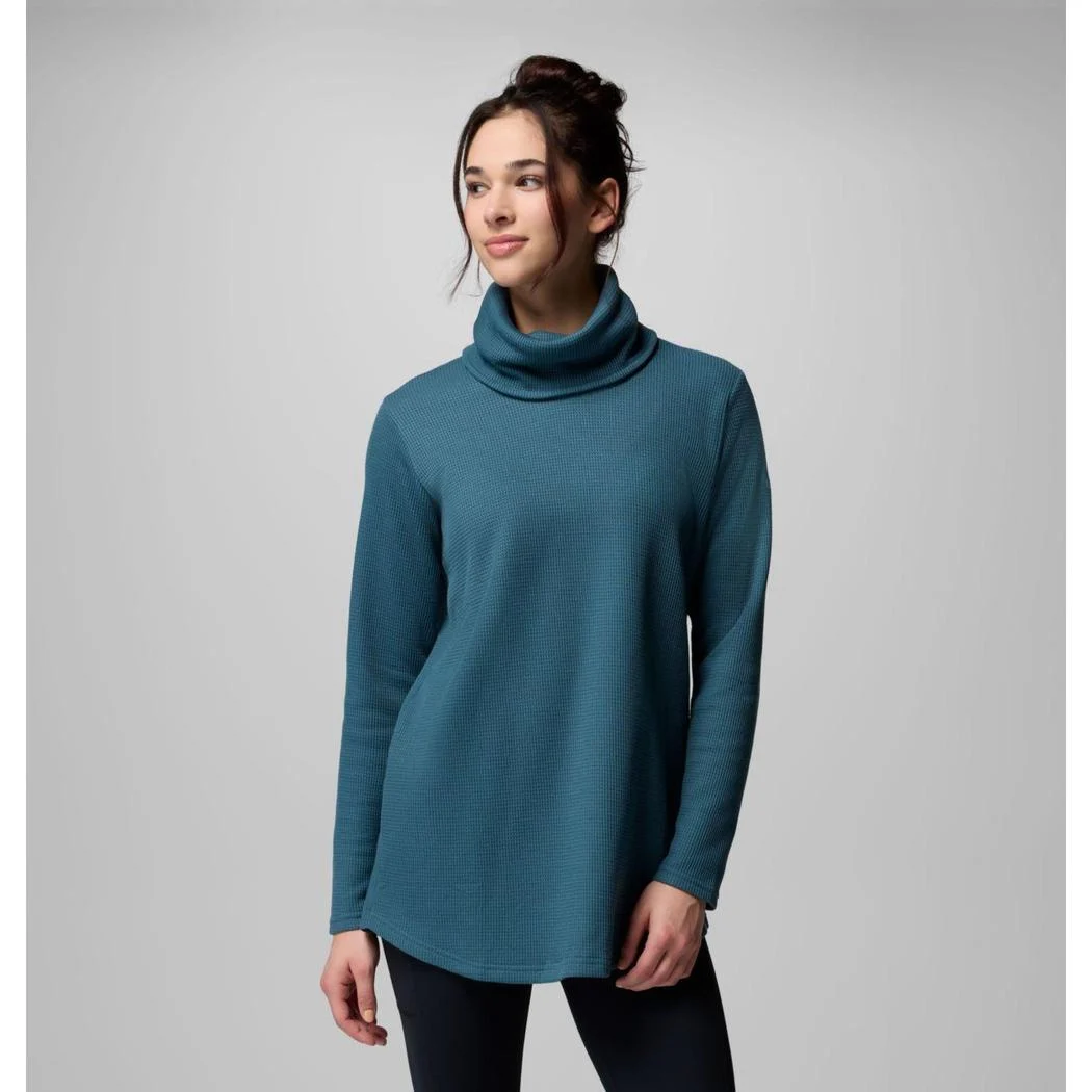 Columbia Sportswear Women's Holly Hideaway Waffle Cowl Neck Pullover