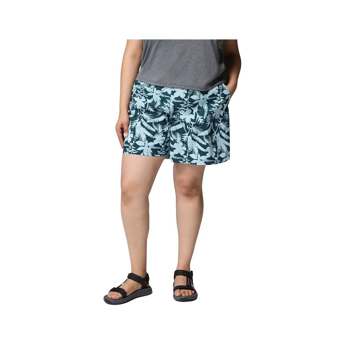 Columbia Women's Sandy River III Printed Shorts - Curvy