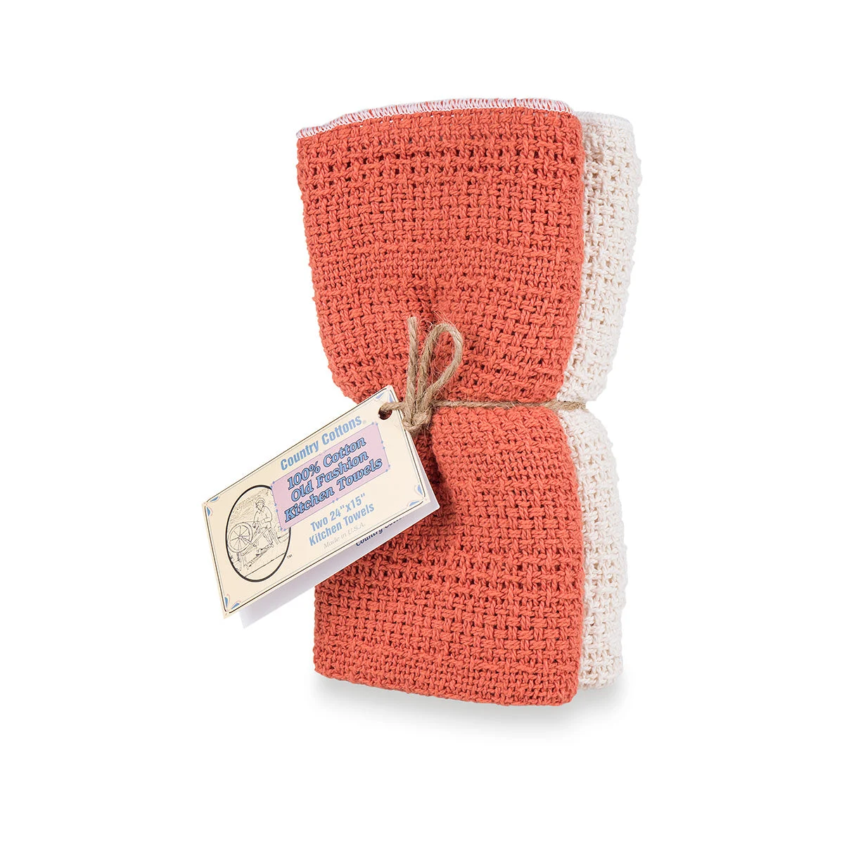 Country Cottons Old Fashioned Dish Towel - 2 Pack