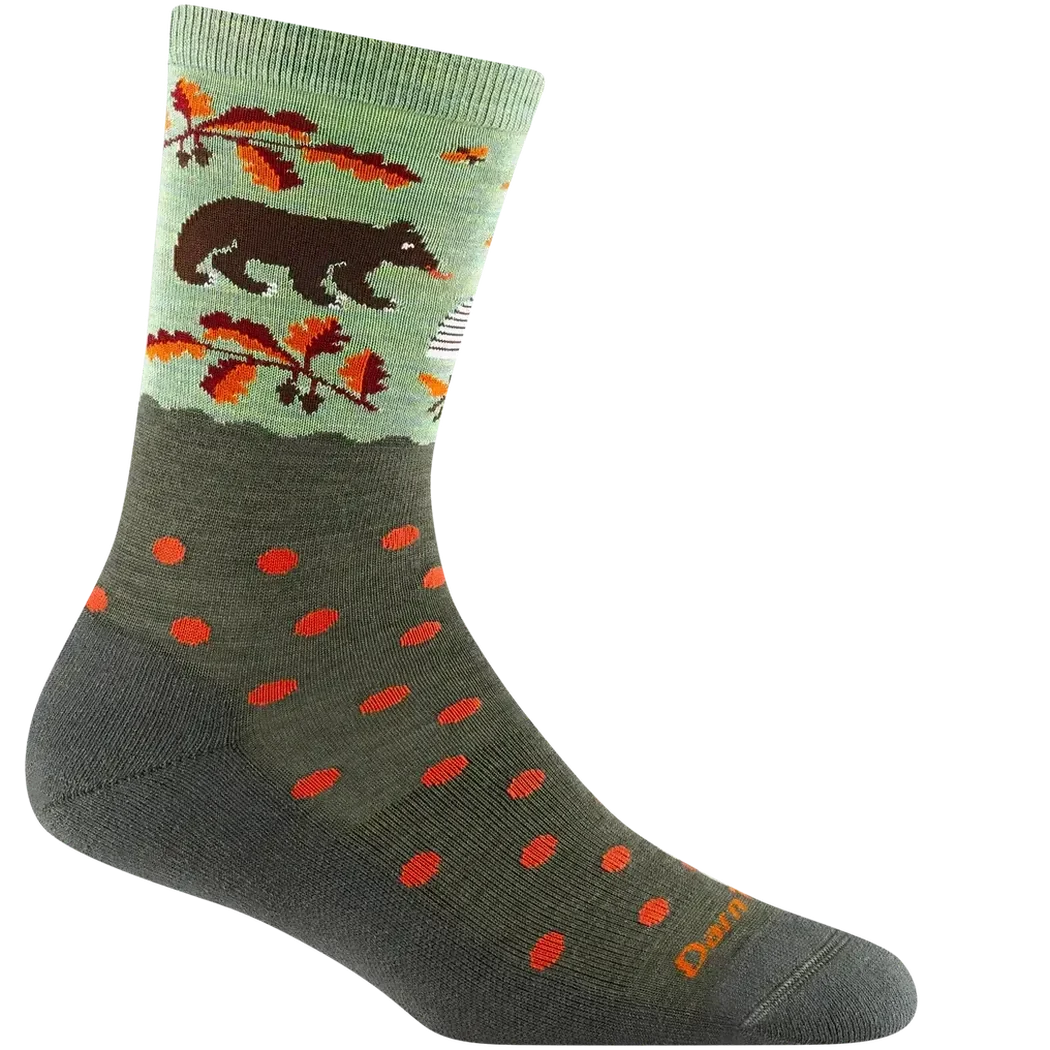 Darn Tough Women's Wild Life Crew Lightweight with Cushion