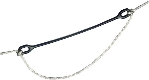 DAVIS INSTRUMENTS 1468 Line Snubber 22 INCH - Black - 2-Pack | Miyar Adventures